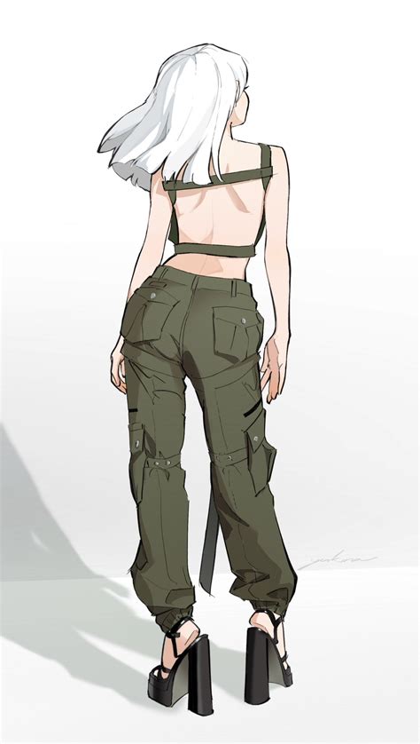 How To Draw Anime Girl Pants