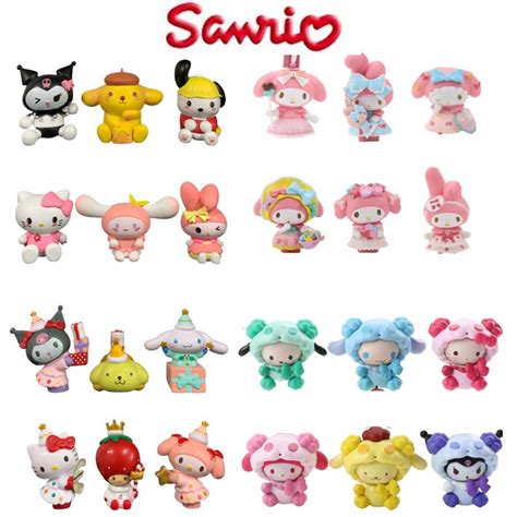 No Toxic Sanrio My Melody Figure Doll Toy Set For Safe Play And Display