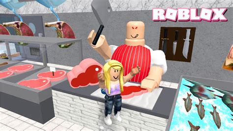 Escapando Del Carnicero Malvado Roblox Youtube