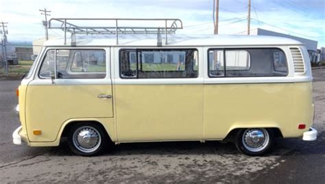 1974 Custom Transporter Vw Bus Classic Volkswagen Busvanagon 1974