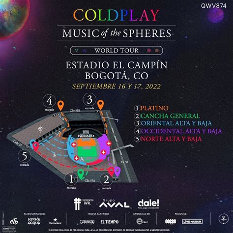 MUSICTRENDS Colombia On Twitter URGENTE Horarios Y Mapa De Ingresos