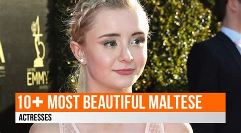 List 10 Most Beautiful Maltese Actresses