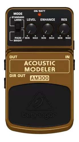 Simulador De Guitarra A Pedal Behringer Am Modelador Ac Stico