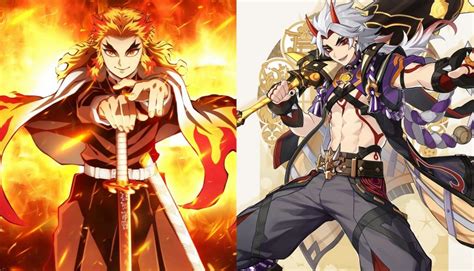 Fã de Demon Slayer uniu Rengoku Arataki Itto o novo personagem de