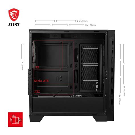 Msi Mag Forge 320r Mid Tower Case Nexcom Computers