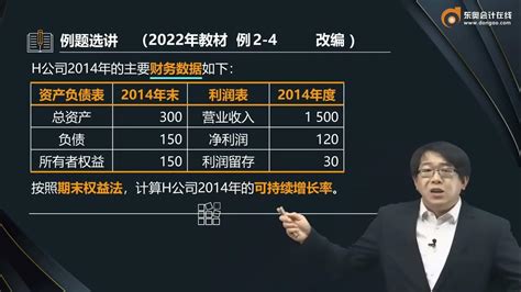 2022 Cpa 财务管理 郑晓博 基础班第19讲 可持续增长率的计算、可持续增长率与内含增长率的比较 Youtube