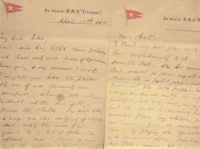 Une lettre rédigée à bord du Titanic mise en vente à Nancy Le