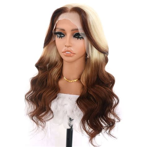 Blonde And Brown Wigs Body Wave Blonde Ombre Lace Front Wigs Alipearl Hair