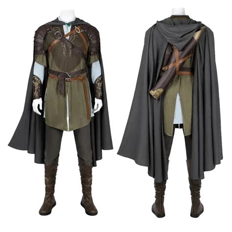 Legolas The Lord Of The Rings Cosplay Costume Caped Medieval Warrior