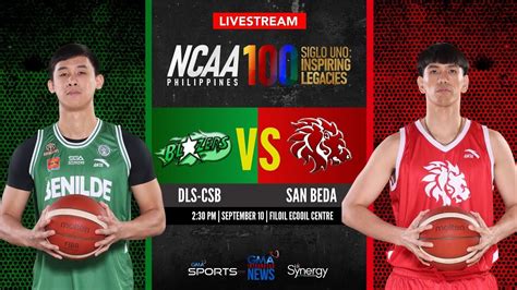 Benilde Vs San Beda Mens Basketball Ncaa Season Replay Youtube