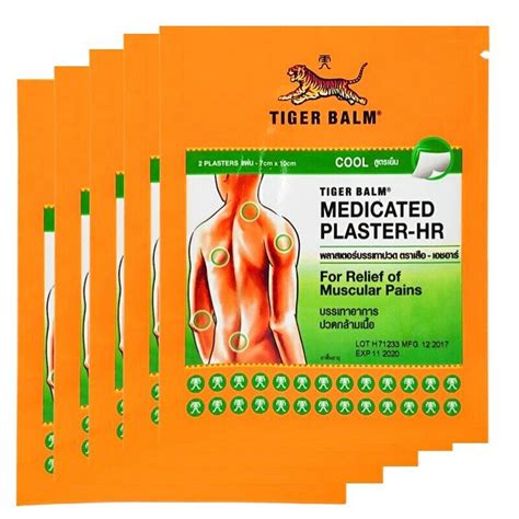 Купить Обезбаливающее Tiger Balm Cool Plaster 10 Patches Tiger Balm