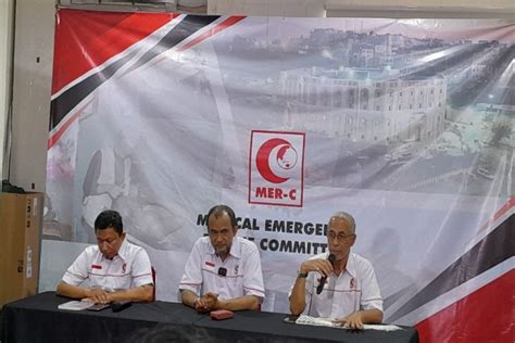 MER C Pastikan 3 WNI Relawan Di RS Indonesia Di Gaza Selamat