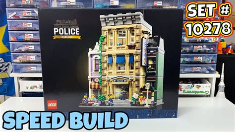 Lego Modular Police Station Speed Build Set Youtube