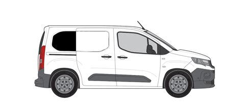 Toyota Proace City Lwb O S R Fixed Window In Privacy Tint