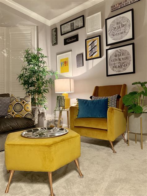 Grey Cream And Mustard Living Room Vancerumble