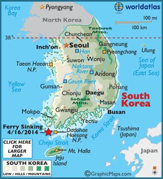 South Korea On World Map Detailed Korean Food Regions Illustrated Map