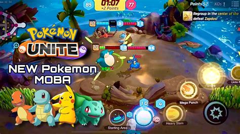 Pokemon UNITE NEW Game MOBA Gameplay Realse YouTube