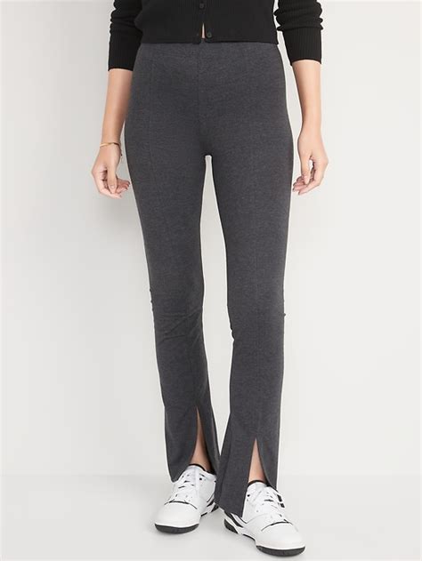 Old Navy High Waisted Split Hem Flare Leggings For Women