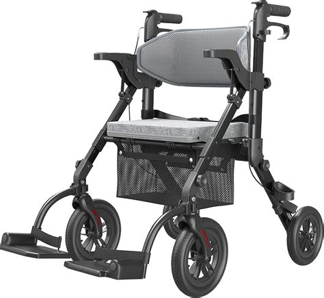 Amazon VOCIC Rollator Walkers For Seniors With Seat Walker