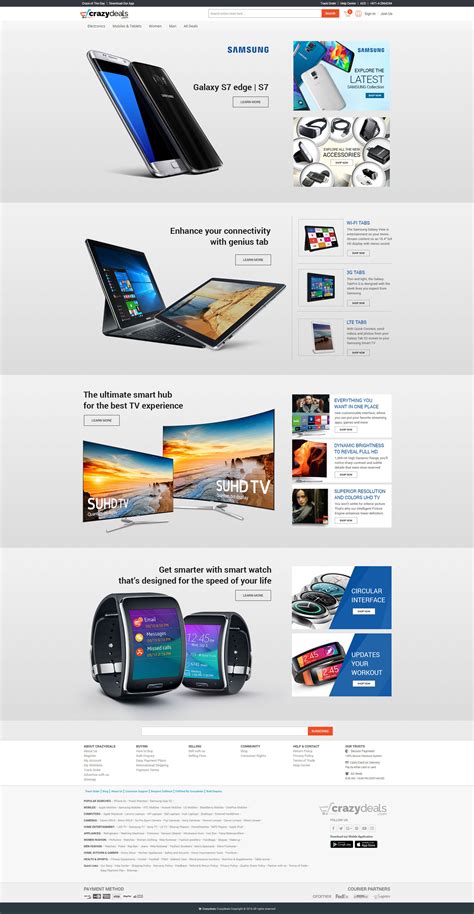 Ecommerce Landing pages :: Behance