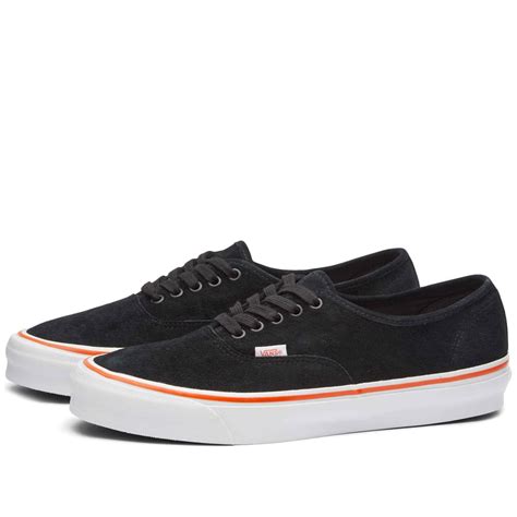 Vans Vault UA OG Authentic LX Suede Nubuck Black VN0A5FBDY8J1 FOOTY