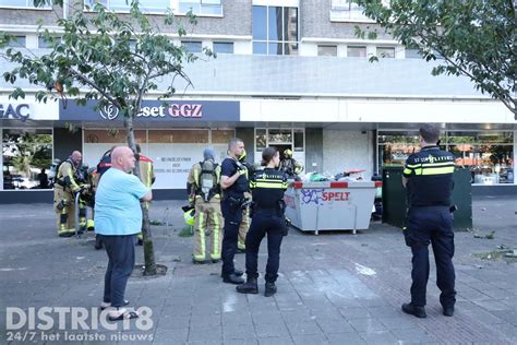 Brand In Portiekwoning Brandweer Schaalt Op Naar Middelbrand