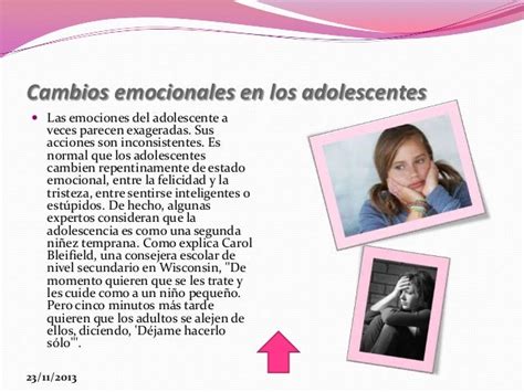 Cambios Emocionales En La Adolescencia