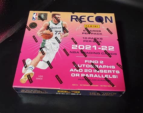 Panini Recon Nba 202122 Hobby Box Inside The Box Trading Cards