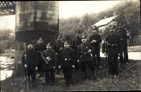 Foto Ansichtskarte Postkarte Landsturm Infanterie Akpool De