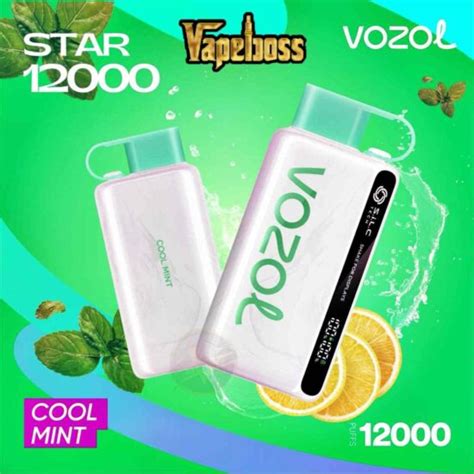 Vozol Star Cool Mint 12000 Puffs Vape Boss UAE