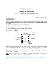 CVG 4145 Assignment2 Solution Pdf UNIVERSITY OF OTTAWA Department