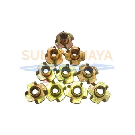 Jual T Nut M Kuning Tee Nut Mur Cakram Mur Cakar Tnut Termurah