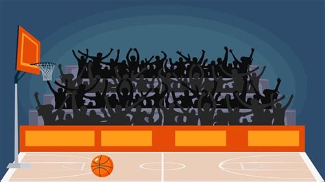 Basketball Crowd Background In Illustrator Svg Eps Png