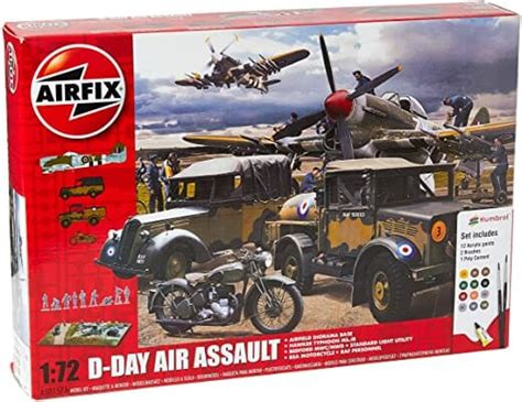 Airfix D-Day Air Assault 1:72 WWII Military Diorama Plastic Model Gift ...