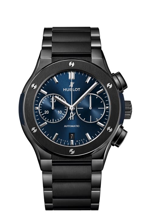 Classic Fusion Chronograph Ceramic Blue Bracelet 45 Mm Hublot Ch