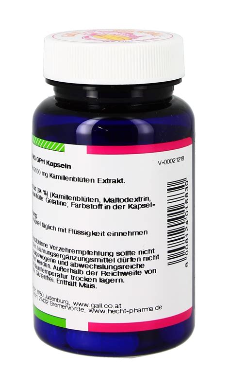 Kamillen 500mg GPH Kapseln HECHT Pharma GmbH