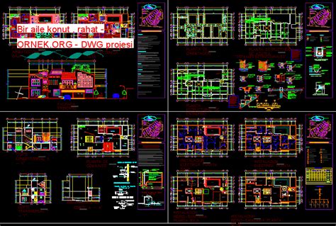 Proje Sitesi Bir Aile Konut Rahat Autocad Projesi 13230 Hot Sex Picture