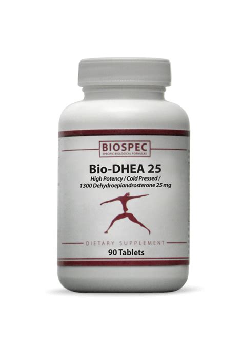 BIO-DHEA 25 (90 Tablets) - Pain and Brain Healing Center