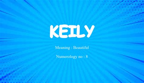 Keily Name Meaning