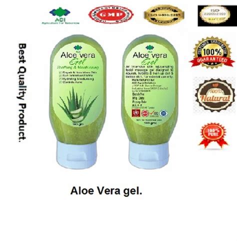 Aci Natural Aloe Vera Gel Type Of Packaging Tube Packaging Size 100