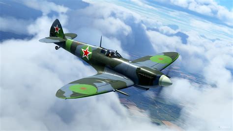 Spitfire Mkix Pt879 The Russian Spitfire G Ptix Microsoft Flight