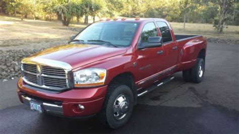 Buy Used 2006 Dodge Ram 3500 Laramie Dually 5 9 Diesel 6 Spd Manual 4 Wheel Drive In Roseburg