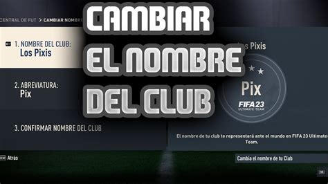 Como Cambiar El Nombre Del Club En Fifa Ultimate Team Youtube