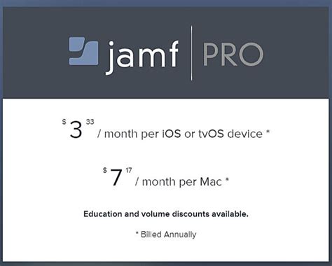 Jamf Pro Pricing Cost And Pricing Plans