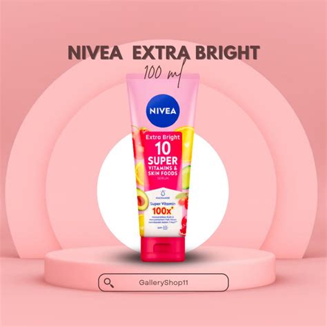 Jual Bpom Nivea Extra Bright Super Vitamins Skin Foods Serum