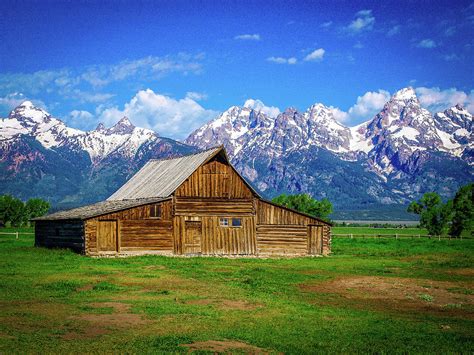 Mormon Row In Grand Teton National Park Photograph By Michael Harding