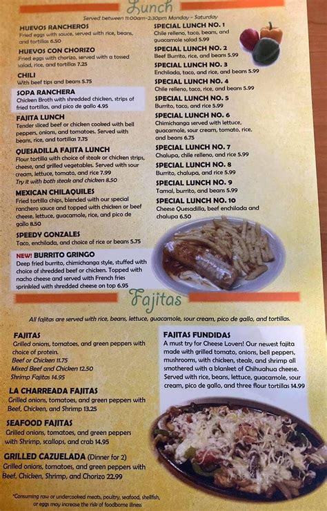 La Charreada Shawnee Menu In Lima Oh Order Delivery And Reviews