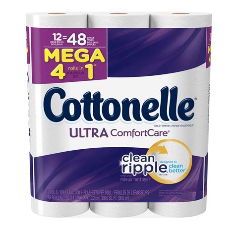 Cottonelle Ultra Comfort Care Toilet Paper Mega Rolls Walmart