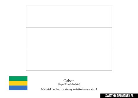 Kolorowanka Z Herbem Gabon Kolorowanki Dla Dzieci Images And Photos