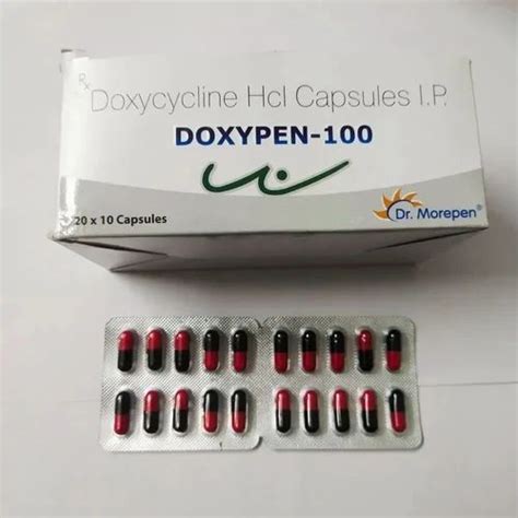 Doxypen Doxycycline Mg Capsule Packaging Size X At Rs